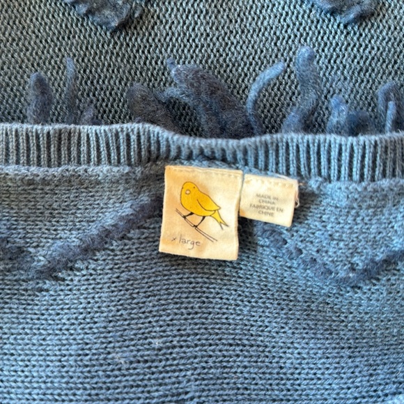 Anthropologie Yellow Bird Fringed Sweater - Picture 8 of 10